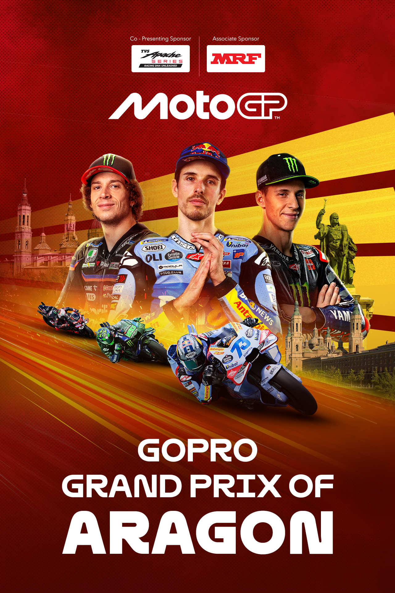 Gran premio gopro de aragón motogp vertical banner