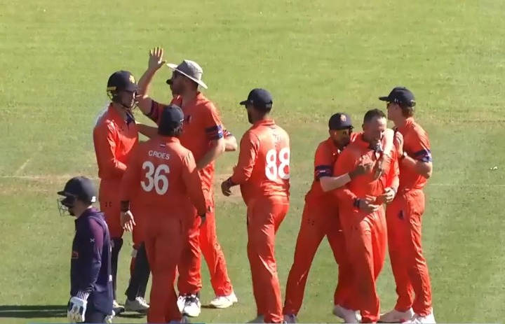 Netherlands beat Scotland by 19 runs | Match 64