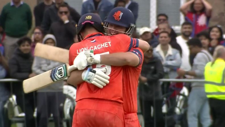 Absolute Cinema! Netherlands hold nerves to pip Nepal in the third super over
