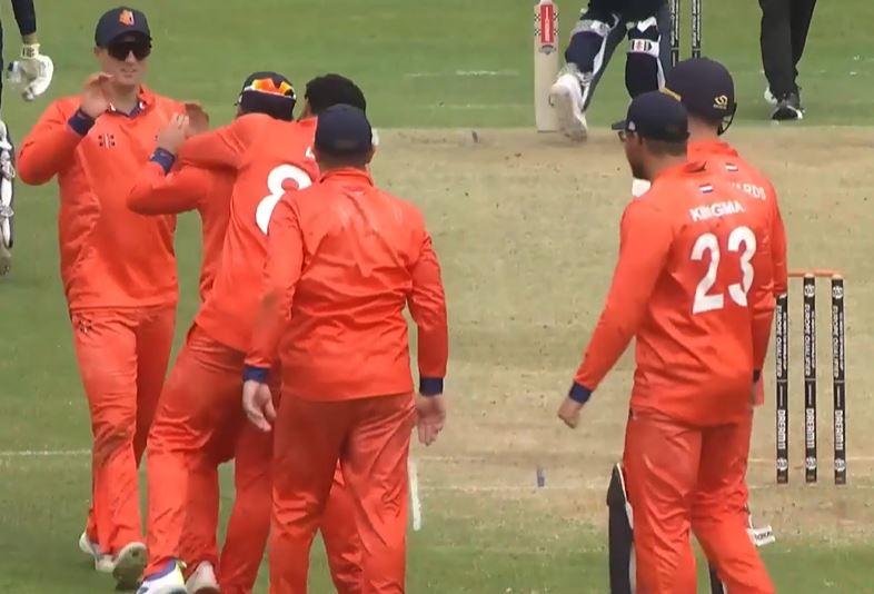 Netherlands beat Scotland by 4 wickets | Match 79