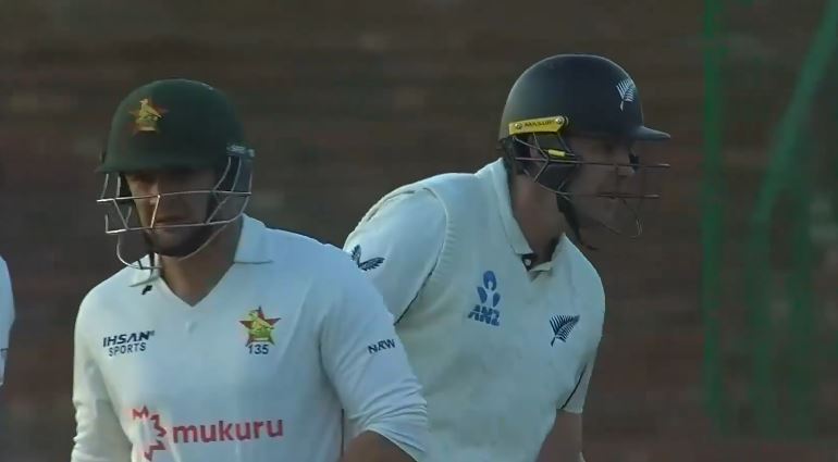 New Zealand lead Zimbabwe by 49 runs | 2nd Test, Day 1