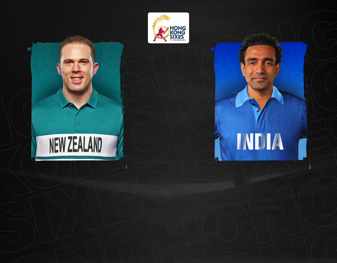 Bowl match 3 of hong kong sixes, 2024: new zealand vs india banner