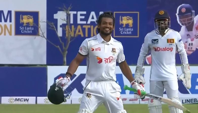 Najmul Hossain Shanto's 136* off 260 | 1st Test, Day 1