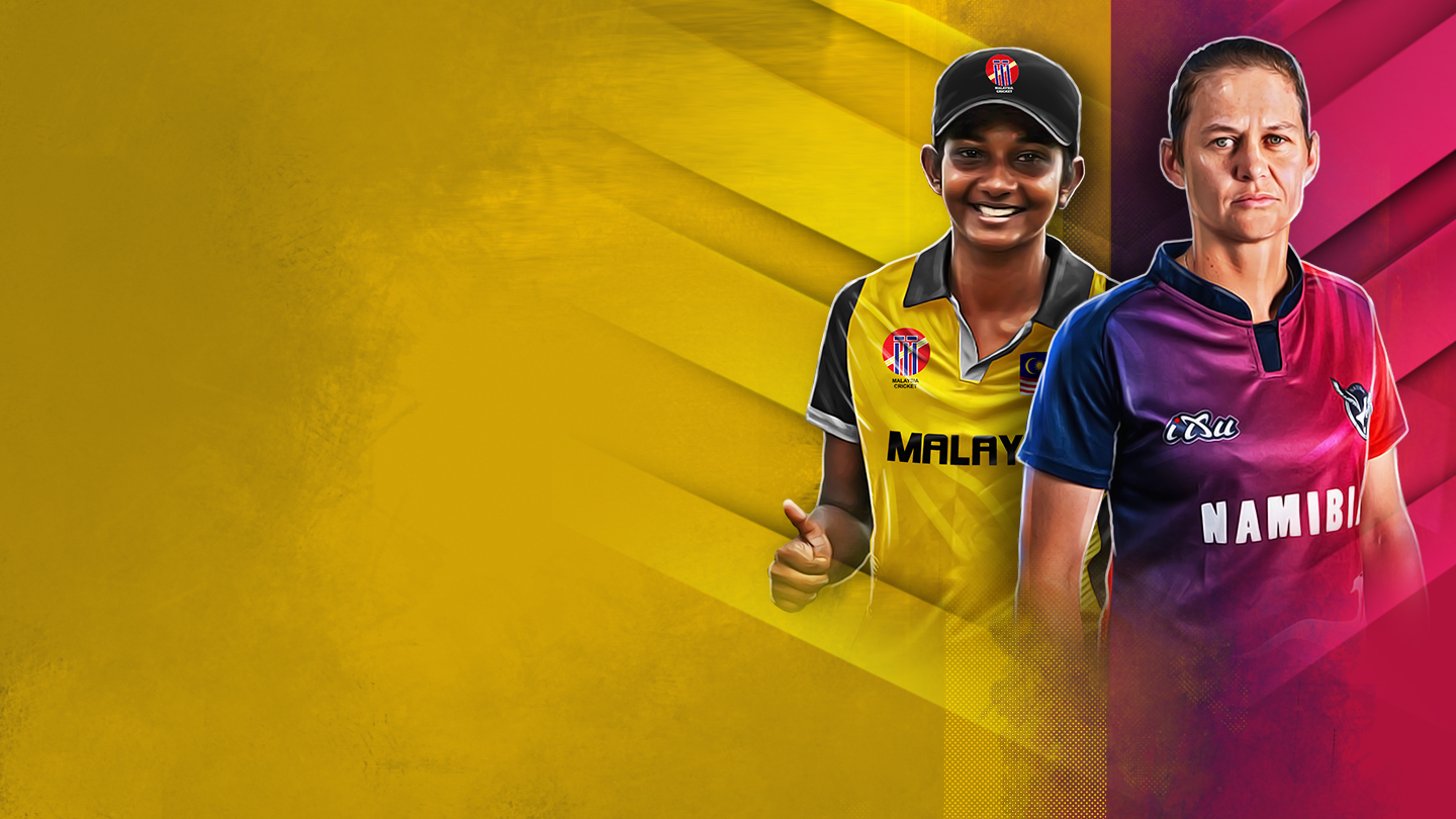 Namibia women tour of malaysia, 2024 cricket banner