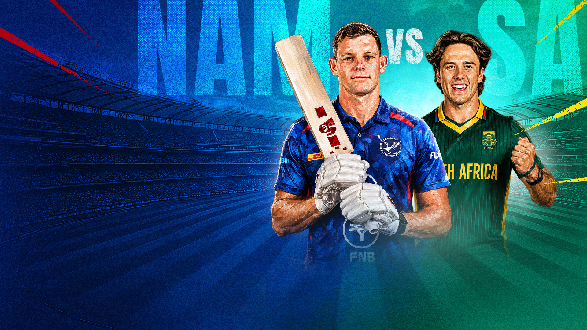 South africa tour of namibia, 2026 cricket banner