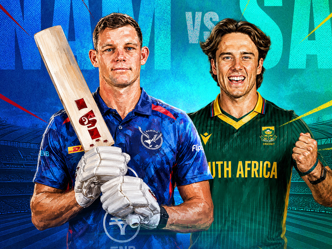 2nd odi of south africa tour of namibia, 2026: namibia vs south africa banner