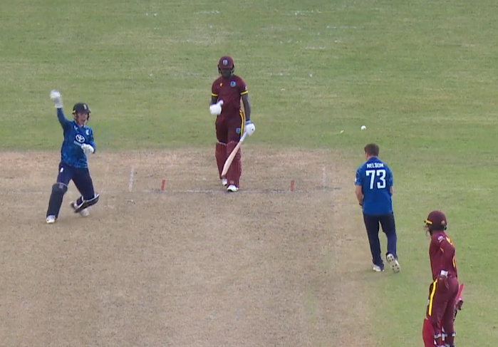 Jack Nelson's 3 for 50 | 1st Youth ODI