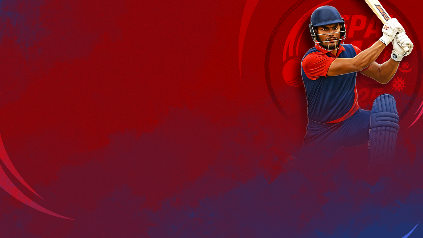 Nepal t10, 2025 cricket banner
