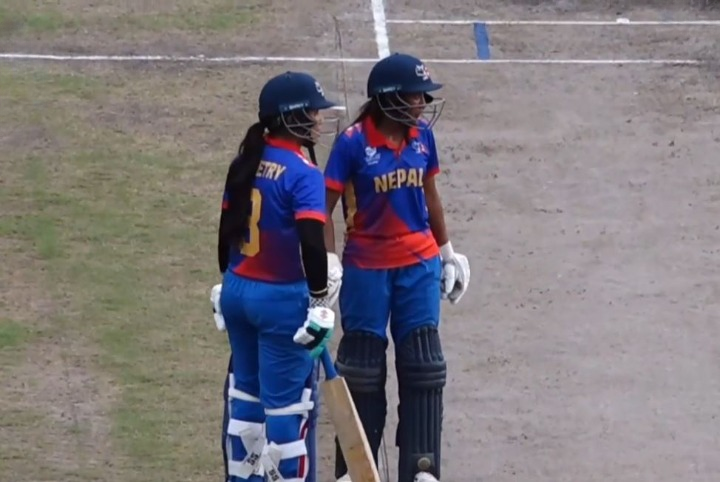 Nepal Women beat Bahrain Women by 6 wickets on DLS | Match 14