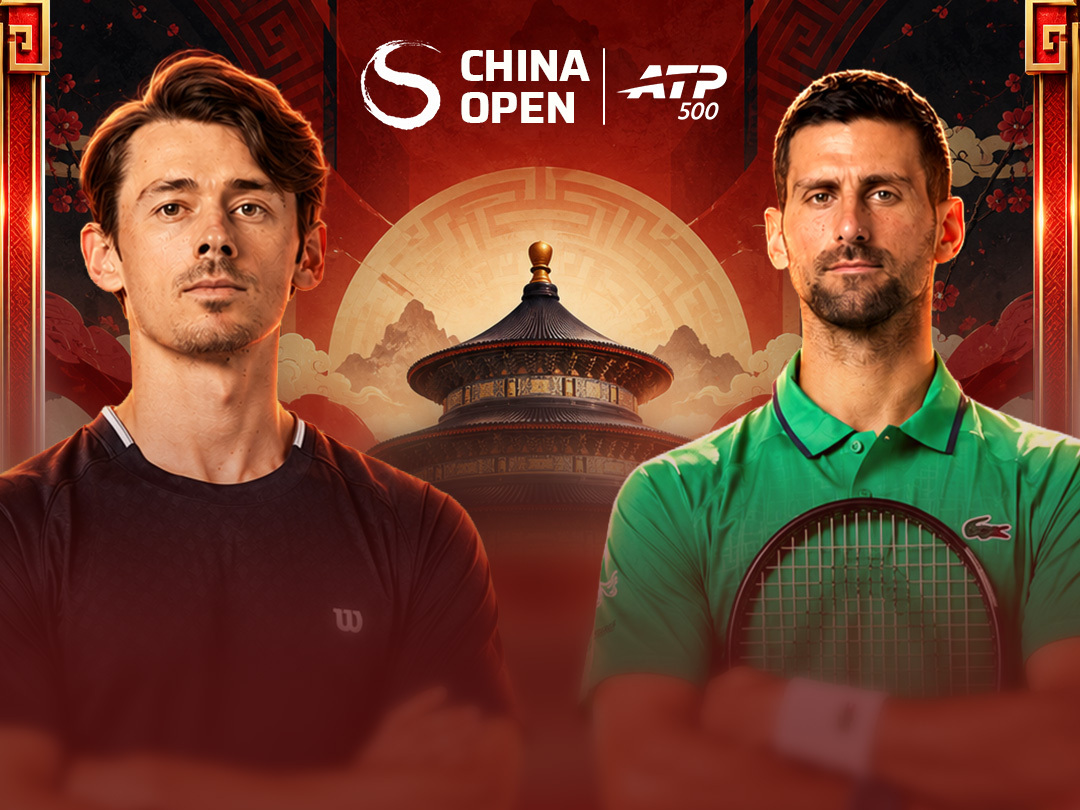 Final: djokovic vs alex of atp 500 - china open 2026 banner