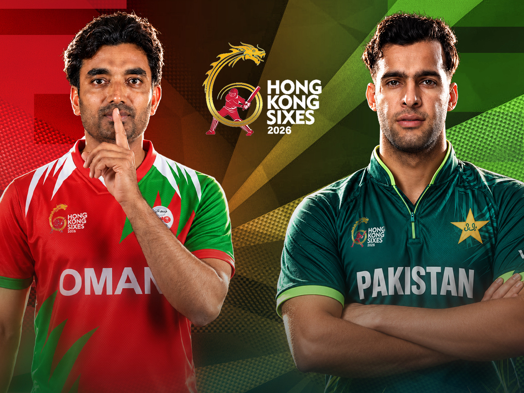 Plate final of hong kong sixes, 2026: oman vs pakistan banner