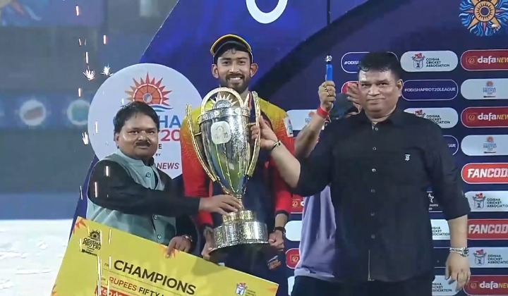 Cuttack Panthers beat Sambalpur Warriors by 5 runs on DLS | Final 