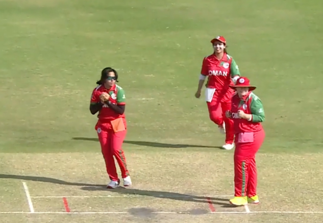 Oman Women beat Bahrain Women by 9 wickets | Match 7