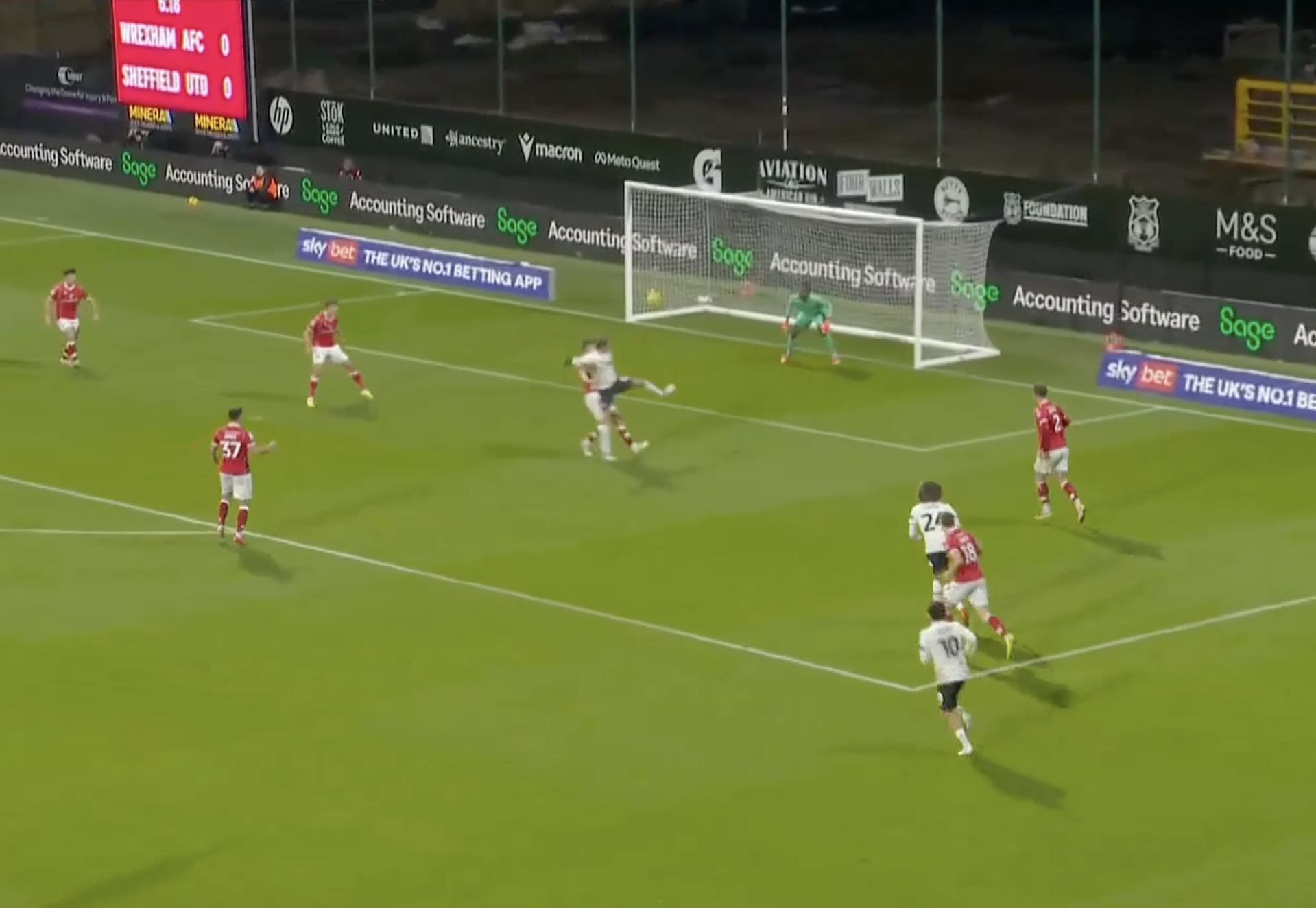 OUTRAGEOUS! Bamford scores a stunning goal against Wrexham