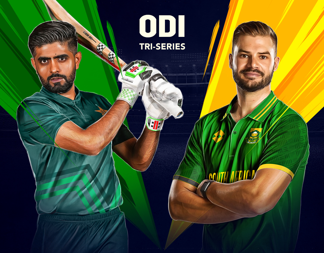 Match 3 of new zealand and south africa tour of pakistan 2025: pakistan vs south africa banner