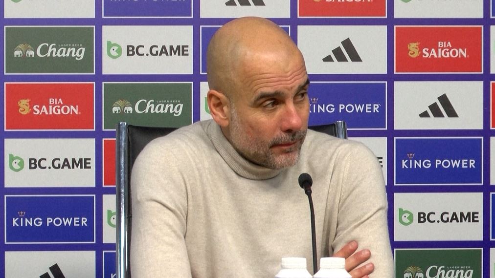 Pep's relief as City finally ends winless streak at Leicester 
