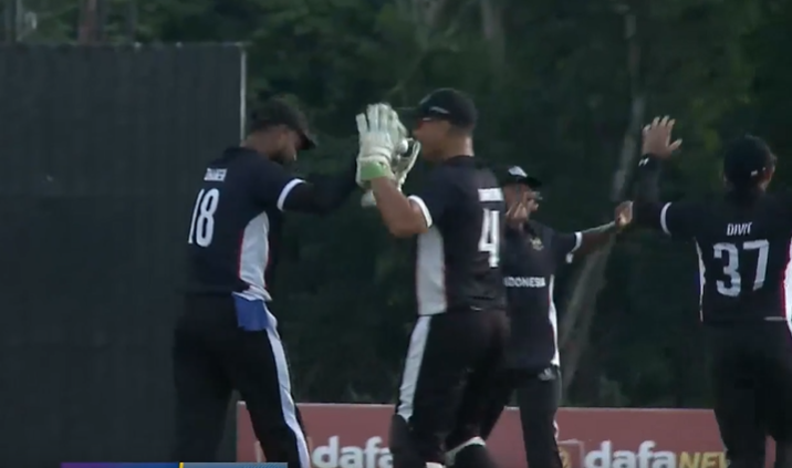 Indonesia beat Myanmar by 26 runs on DLS | Match 5
