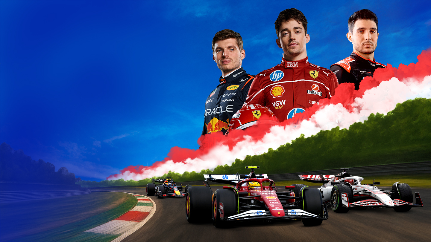 F1 aws gran premio dell'emilia-romagna 2025 formula 1 banner