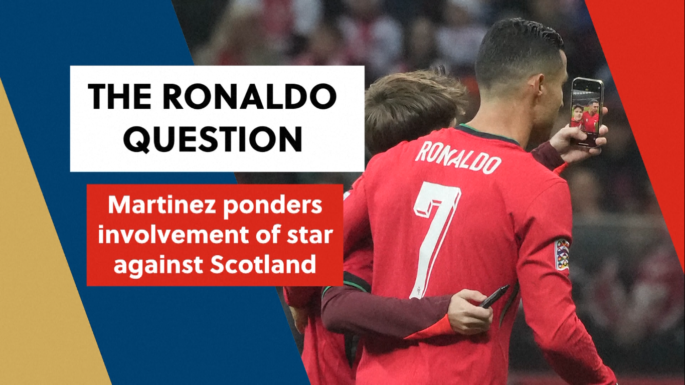 Ronaldo's role in question? Martinez teases big decision