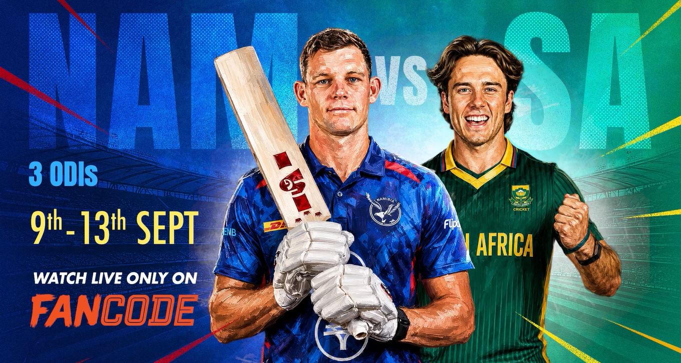 South Africa tour of Namibia 2026: Live on FanCode!