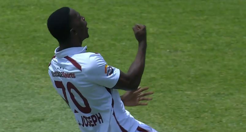 Nutmegged! Shamar Joseph began Day 3 proceedings in some style