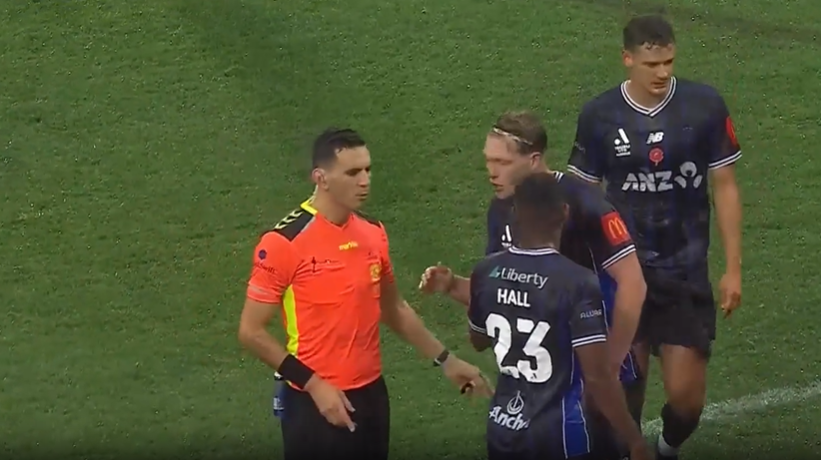 SOUND ON! A huge crack of thunder halts the game