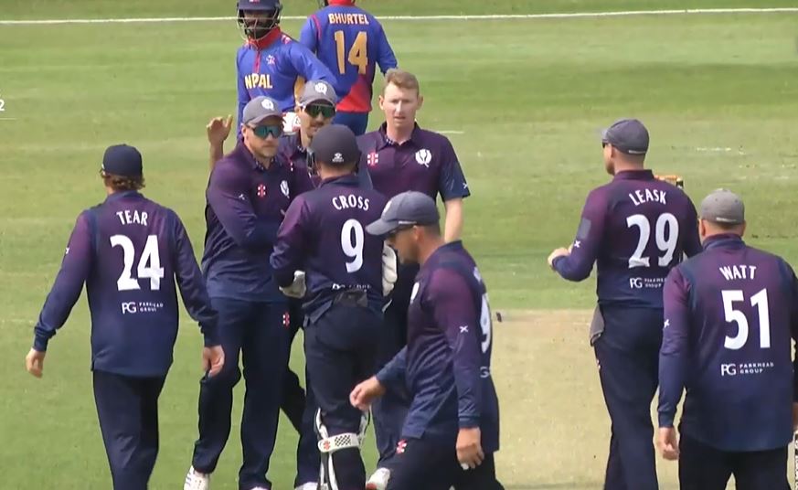 Scotland beat Nepal by 2 runs | Match 77
