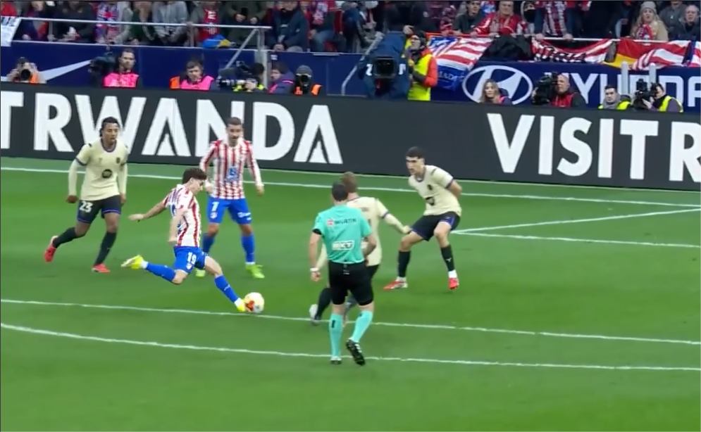 Julian Alvarez's screamer puts Atletico Madrid in command 