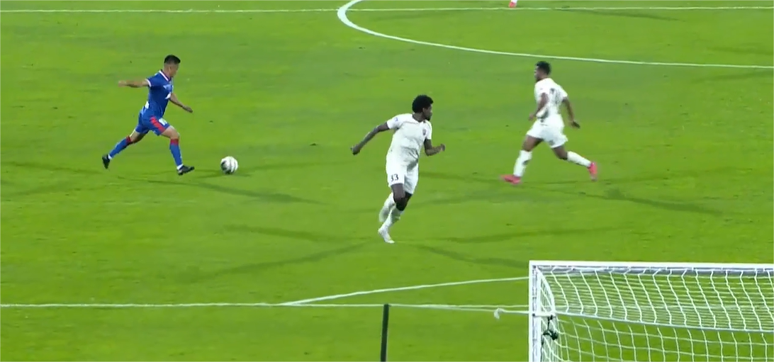 WHAT A HIT! Sunil Chhetri doubles the lead from distance