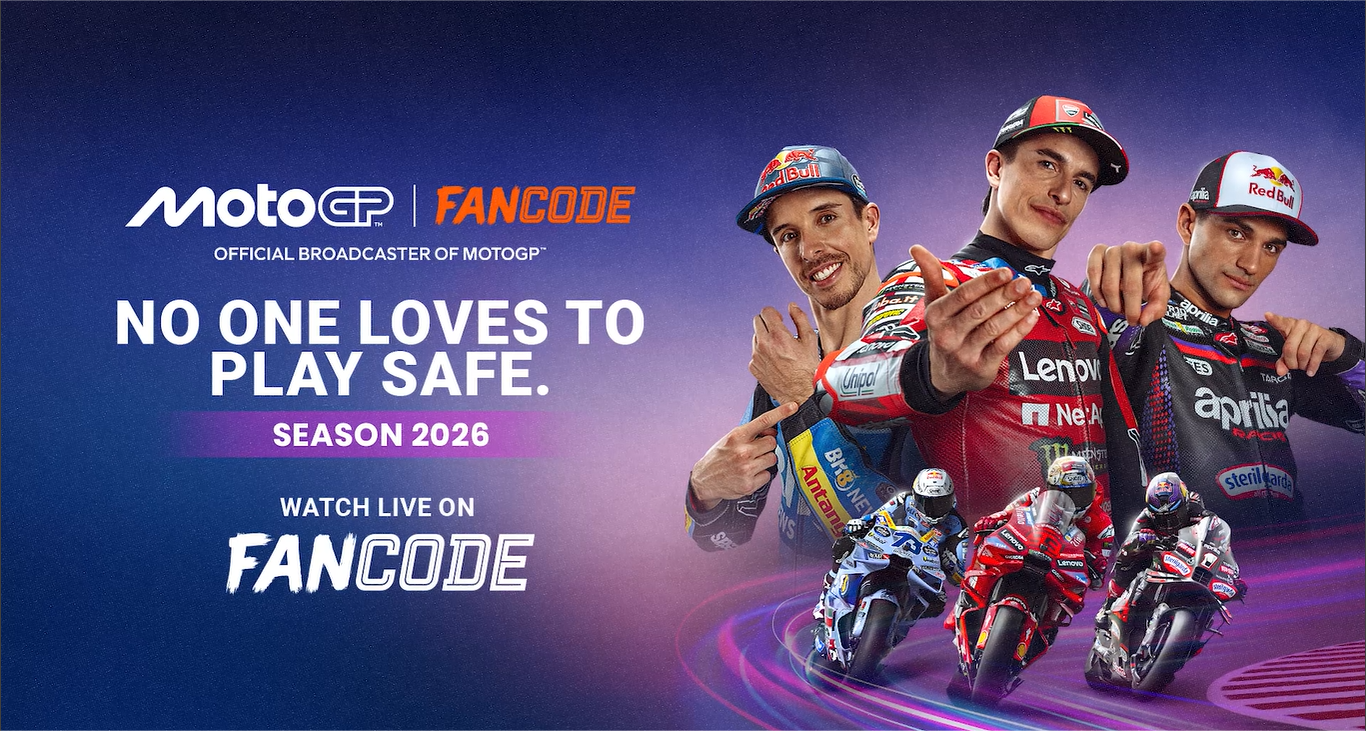 MotoGP 2026: Live on FanCode