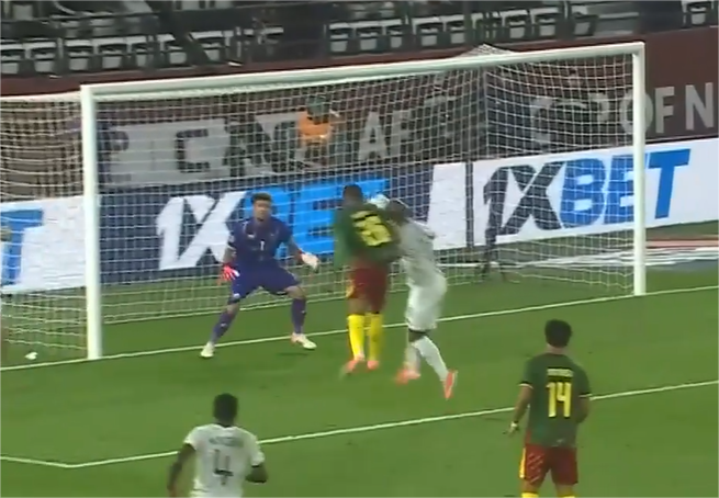 Christian Kofane rises highest to double Cameroon’s lead