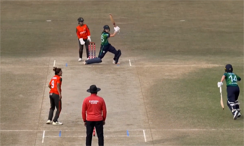 SCINTILLATING FIFTY! Gaby Lewis brings it up in style 