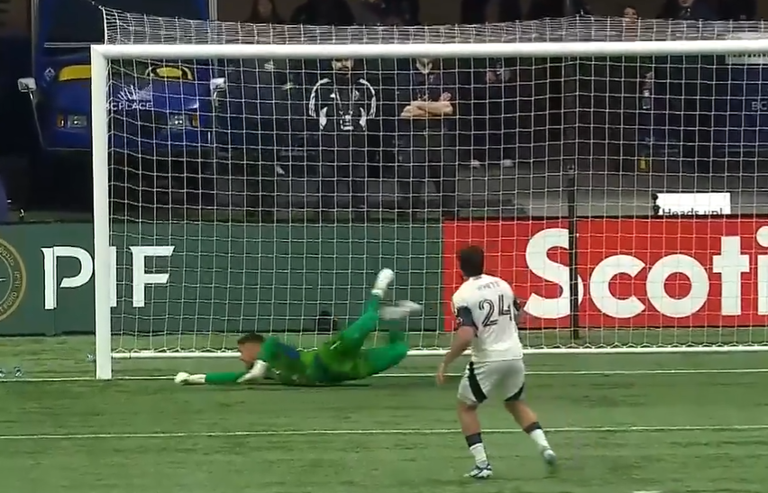 Spectacular Save! Kevin Briceno denies White from the spot
