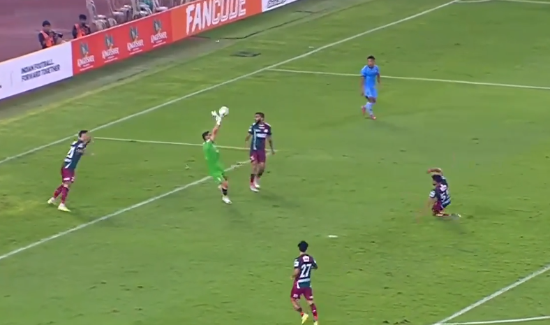 UNBELIEVABLE! Vishal Kaith pulls off a stunning double save