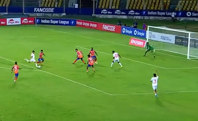 PURE CLASS! Sunil Chhetri picks out the bottom corner