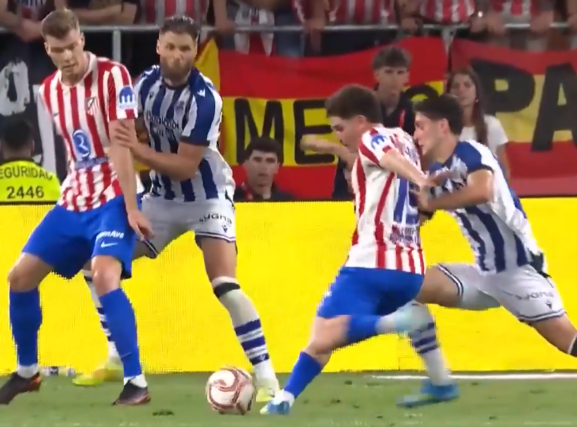 WHAT A HIT! Alvarez brings Atletico de Madrid level
