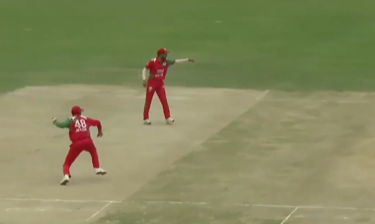 BULLSEYE! Jiten Ramanandi’s throw sends Nilansh packing