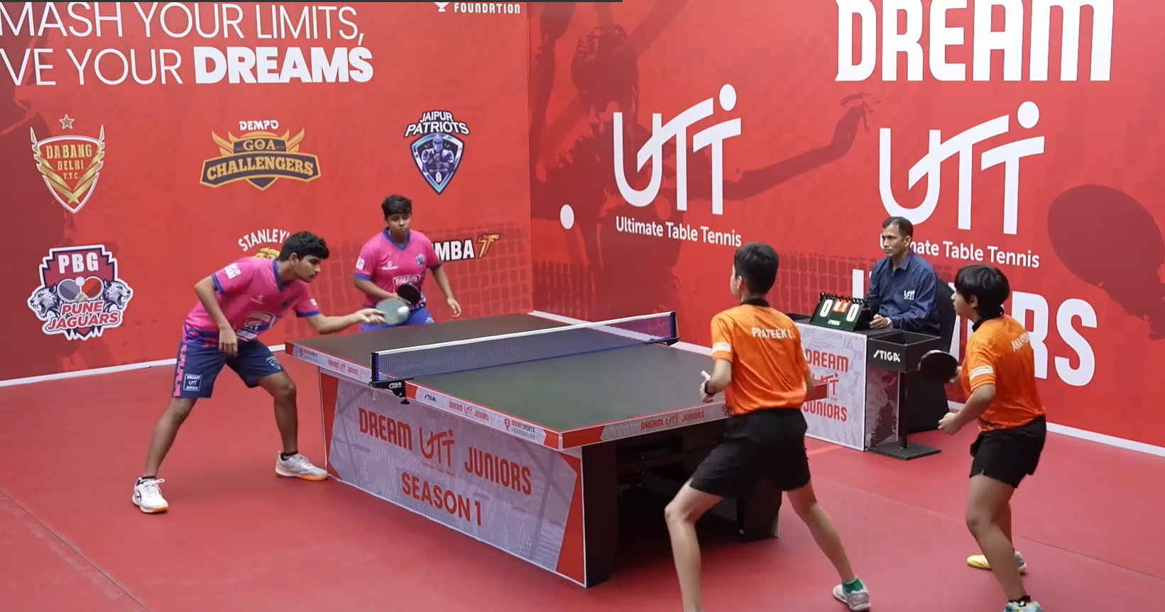 U Mumba TT vs Jaipur Patriots | Match 19