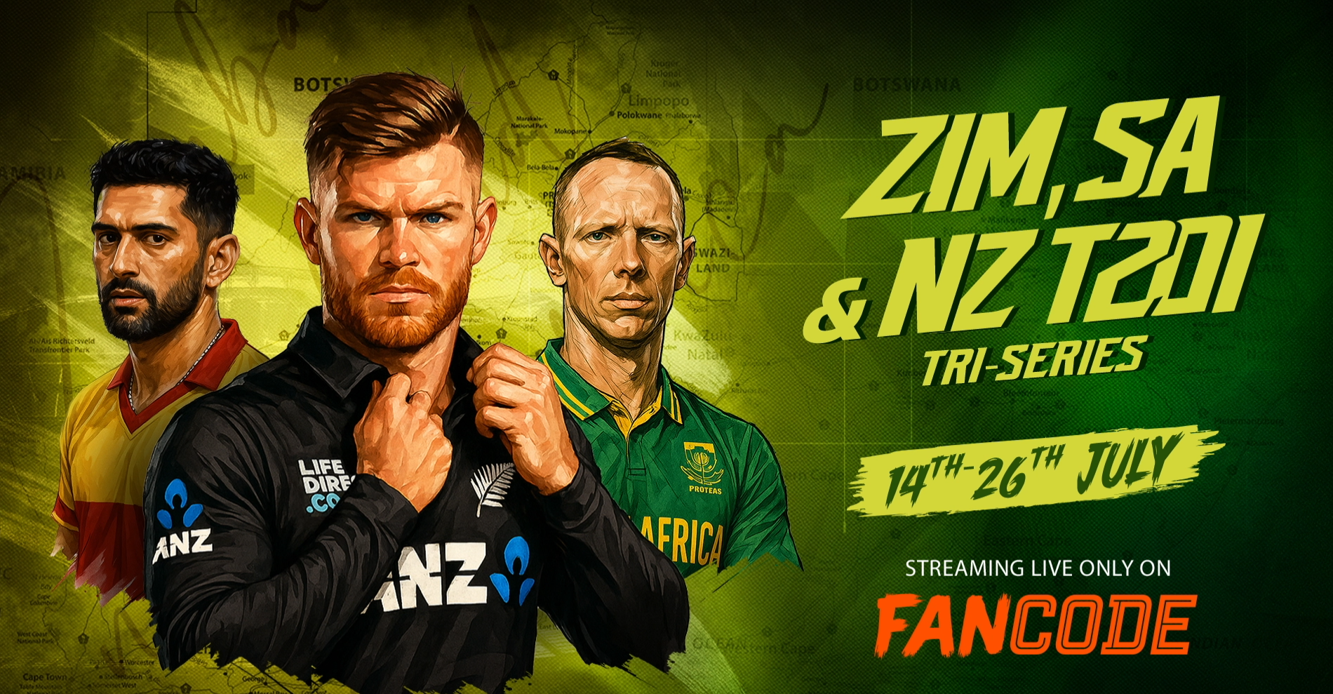 Zimbabwe T20I Tri Series 2025: Live on FanCode!