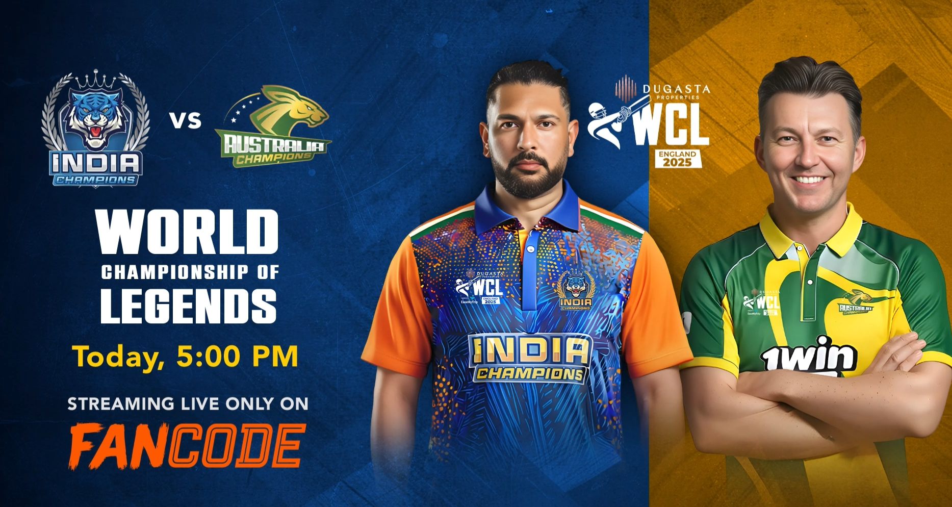 India Champions vs Australia Champions: Live on FanCode!