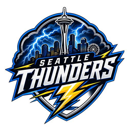 Seattle thunders women cricket logo