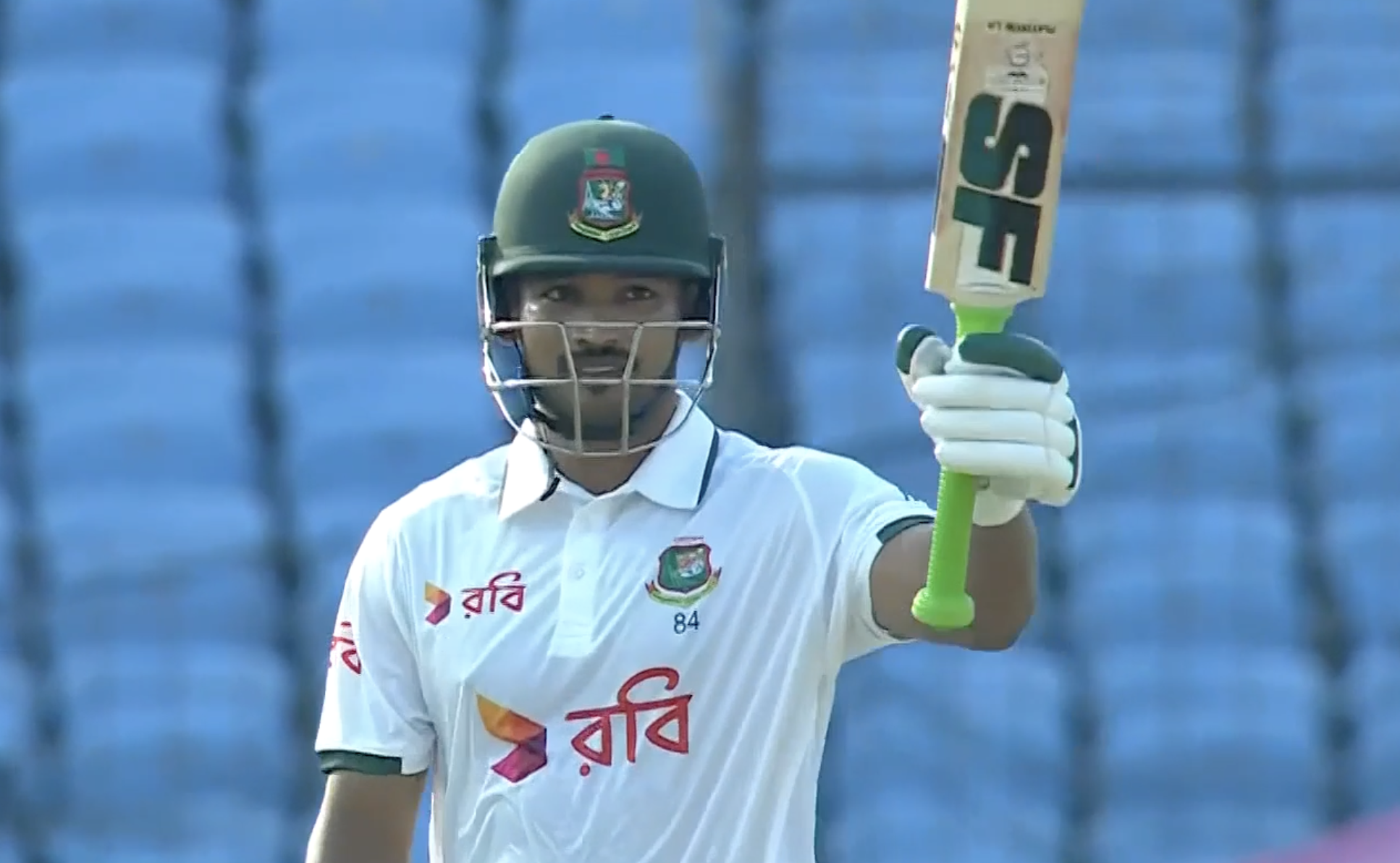 Najmul Hossain Shanto's 58* off 105 | 1st Test, Day 4