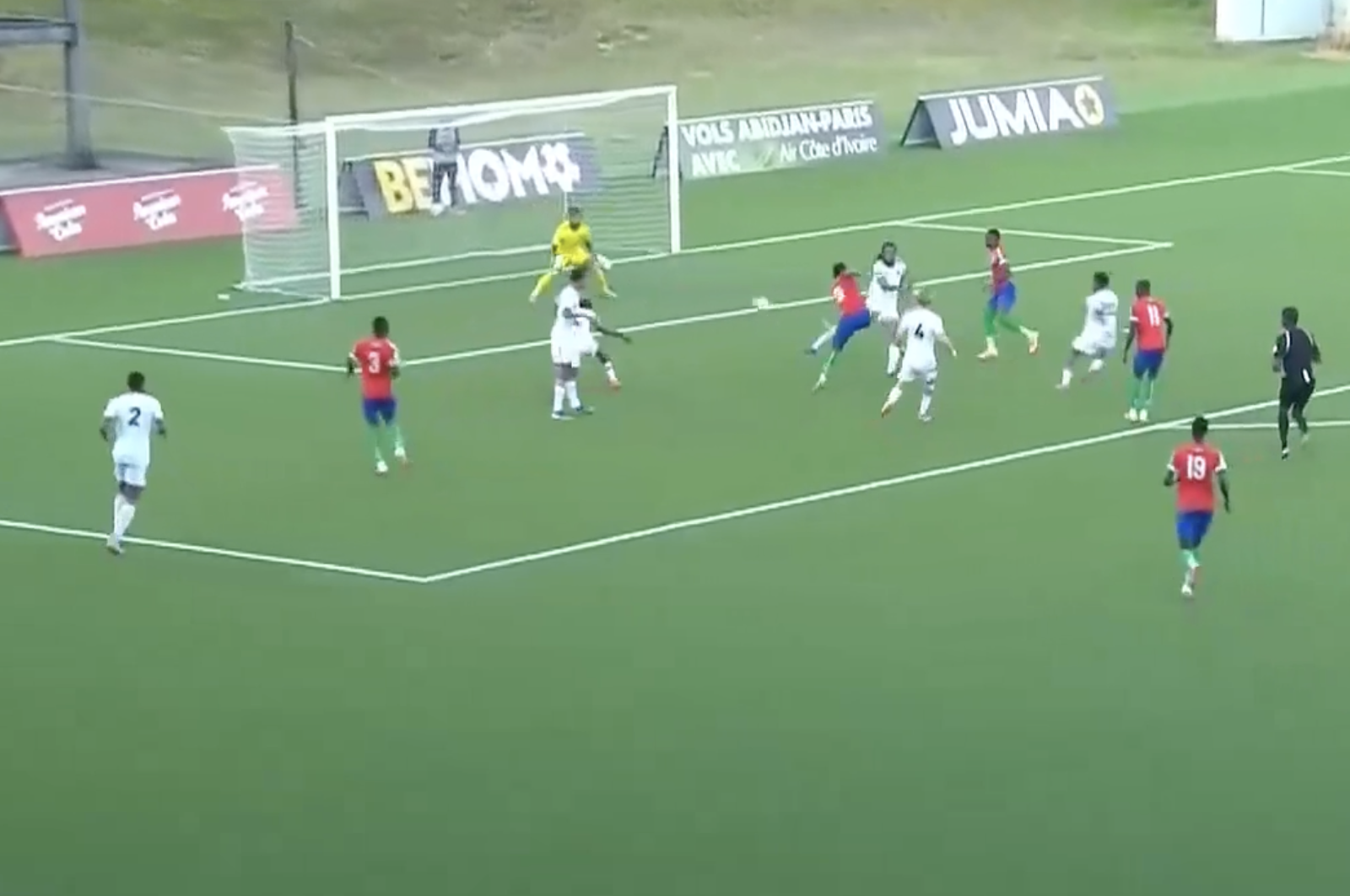 DAZZLING GOAL! Sidibeh's strike gave Gambia an early lead