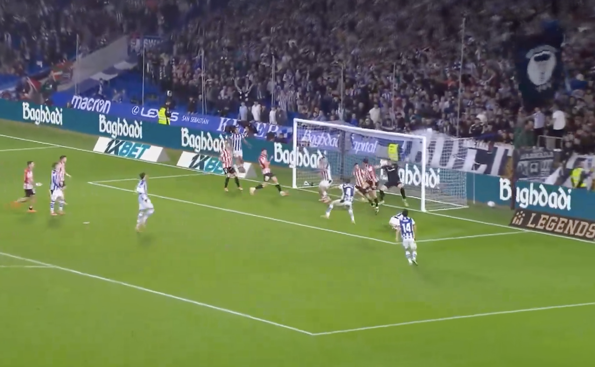 JON'S LAST-GASP WINNER! Real Sociedad won the Basque Derby