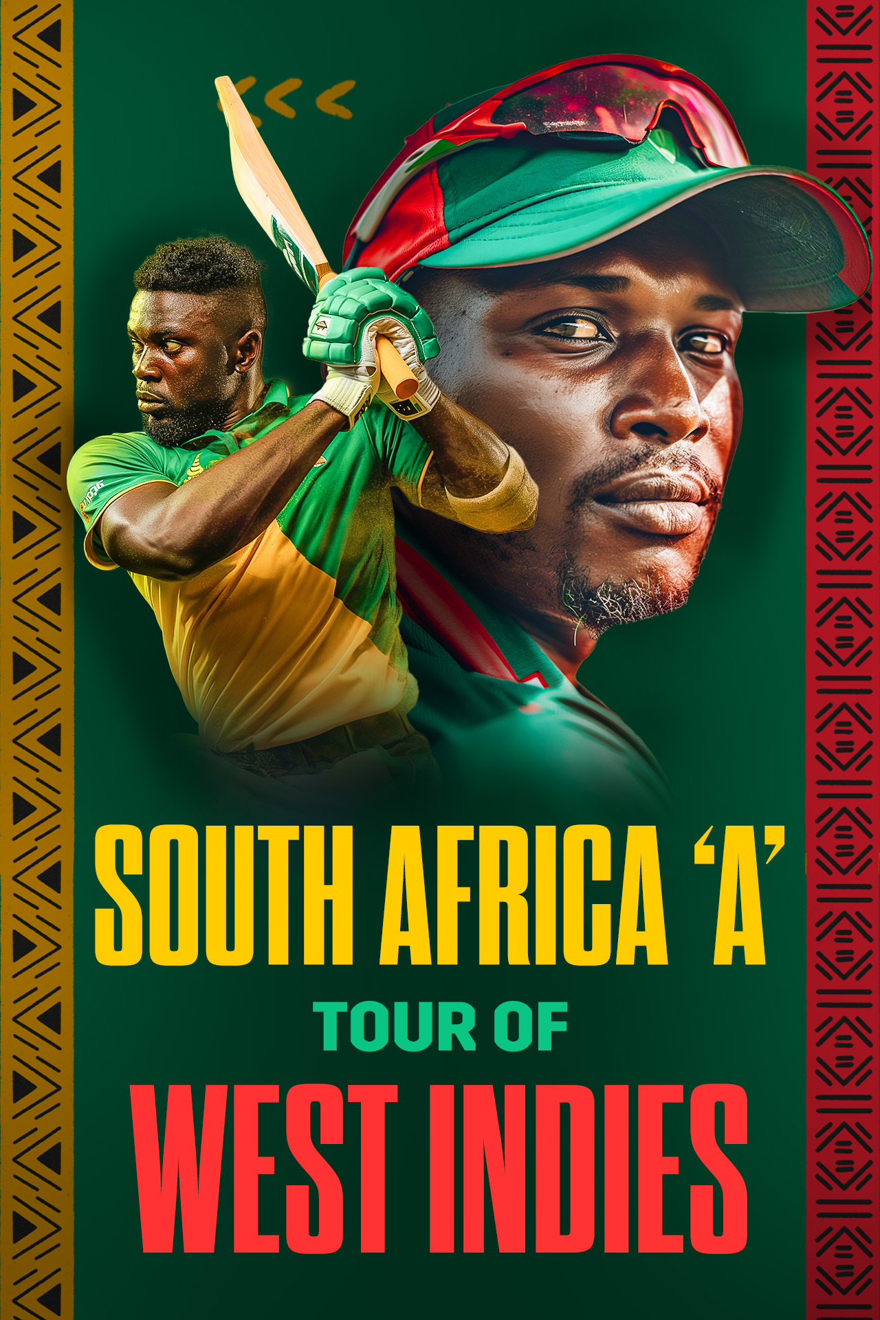 South africa a tour of west indies, 2025 tour image