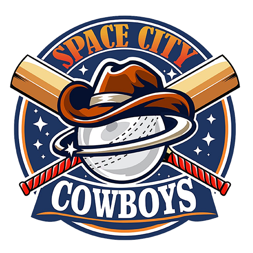 Space city cowboys cricket logo