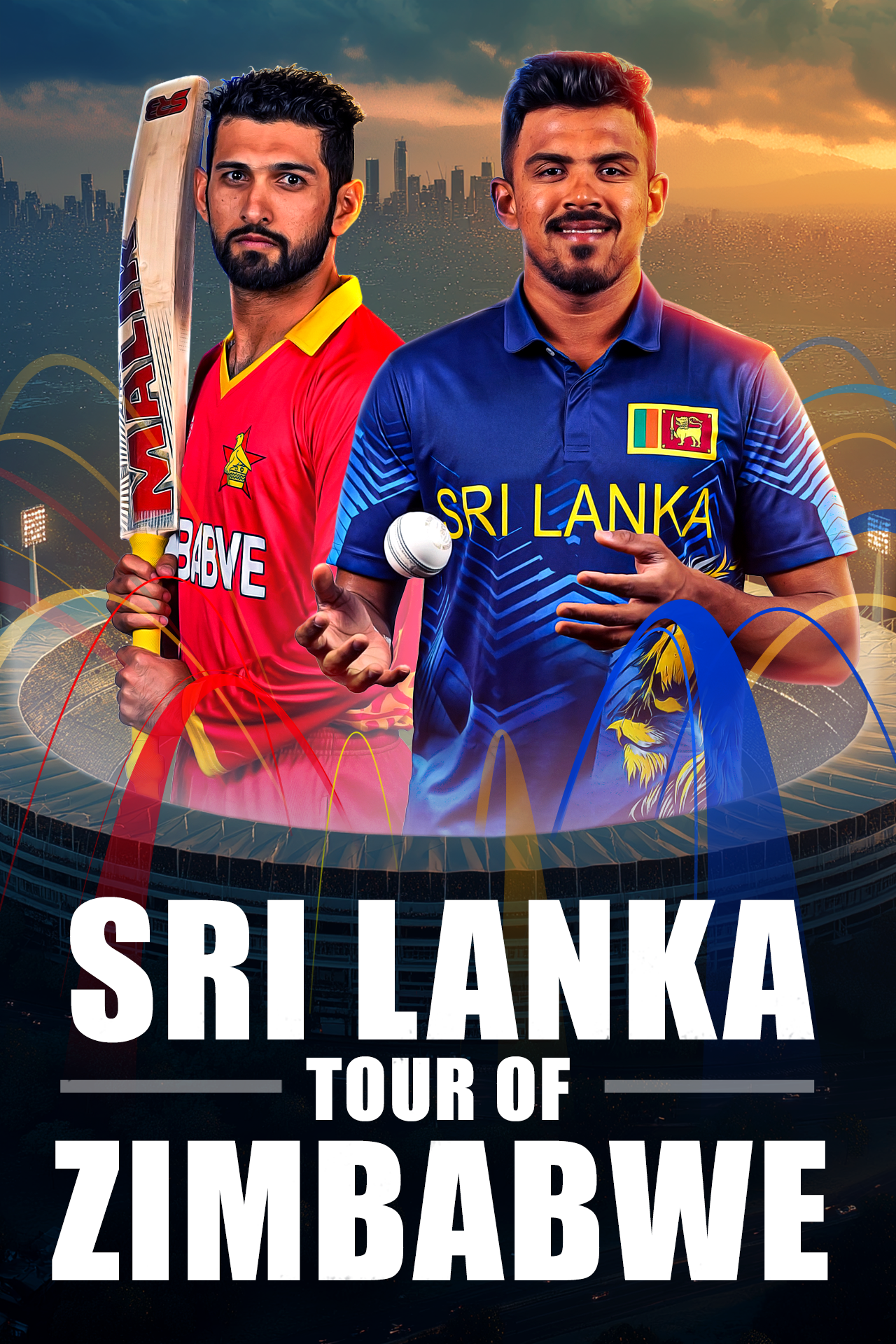 Sri lanka tour of zimbabwe, 2025 cricket vertical banner