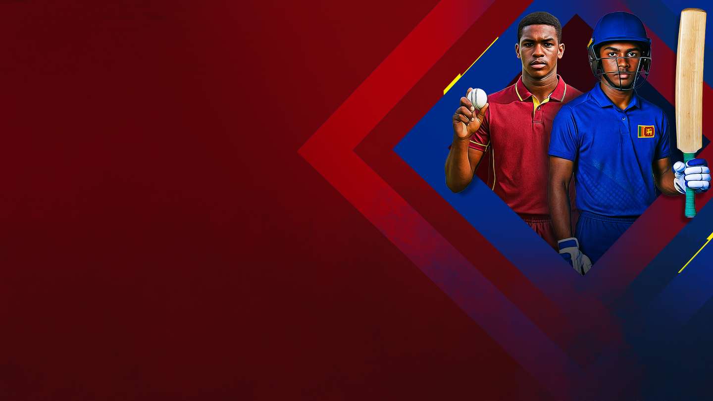 Sri lanka under-19 tour of west indies, 2025 cricket banner