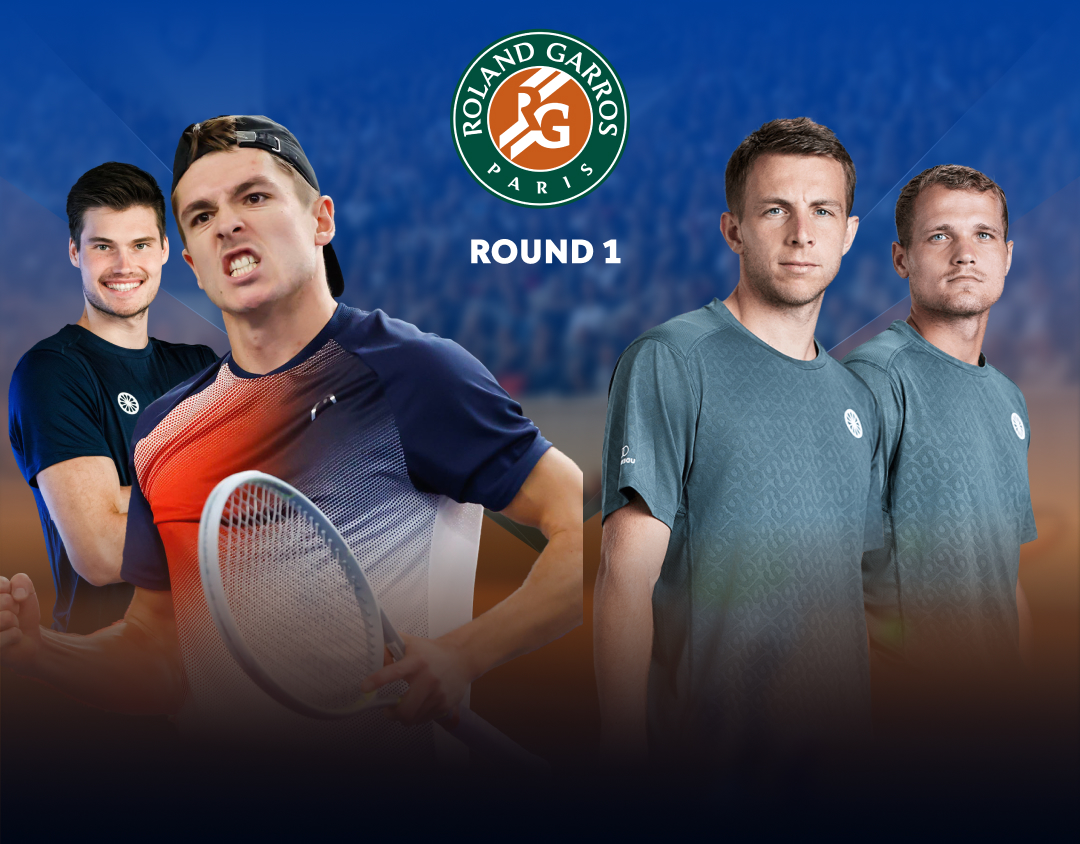 Round 1 of roland garros 2025 banner