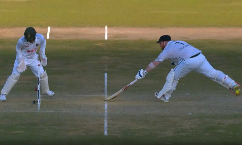 BRILLIANCE! Shanto’s direct hit dismissed Stirling 